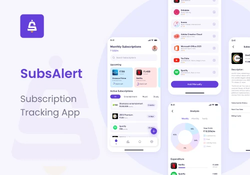 SubsAlert - Subscription Tracking App