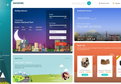 Hospitality and Tourism website design