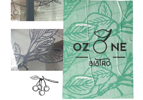 Logotype and illustrations for bistro