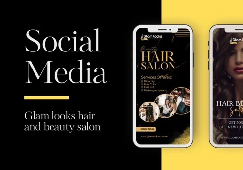Glam Looks Social media Design
