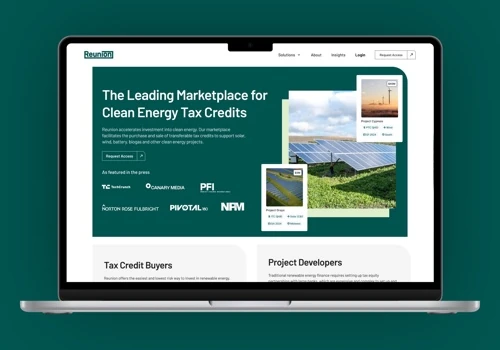Website for Marketplace Clean Energy Tax Credits