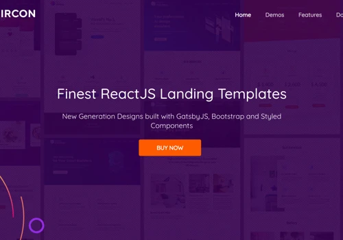Zircon Templates - Reactjs Gatsbyjs and Nextjs