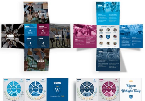 Gems Wellington School’s Collateral Designs