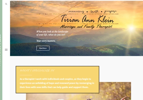 Tirian Klein Marriage and Family Therapist
