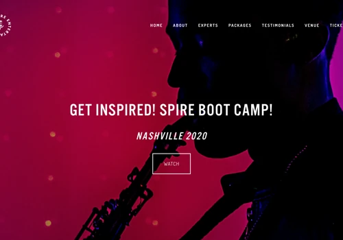 Spire Entertainment | Website Build