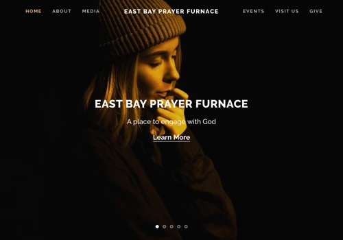 East Bay Prayer Furnace | Website Rebuild