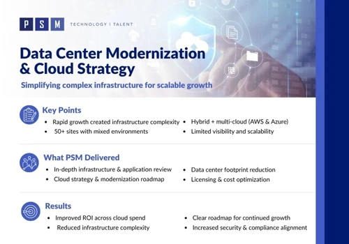 Data Center Modernization & Cloud Strategy