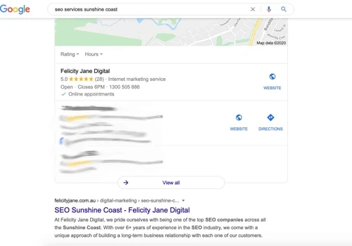 Getting you at the top of LOCAL ++ Organic Search Results