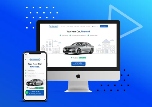 Website redesign for a Car Finance company