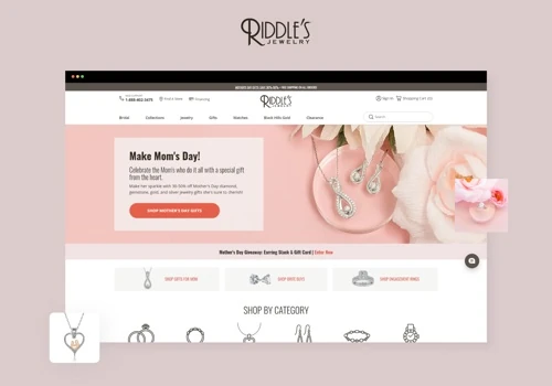 Riddle’s jewelry - Online Jewelry eCommerce Store