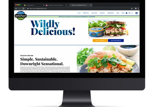 Wild Planet Foods Website