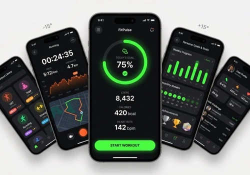 Application mobile fitness