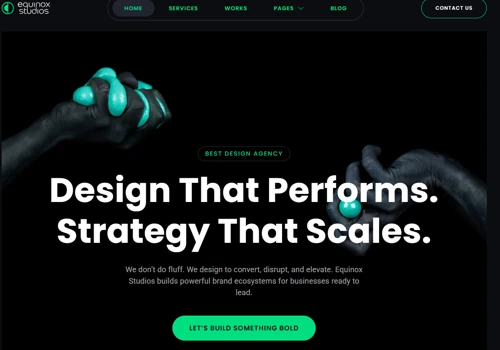 Agency Portfolio website based in Uk