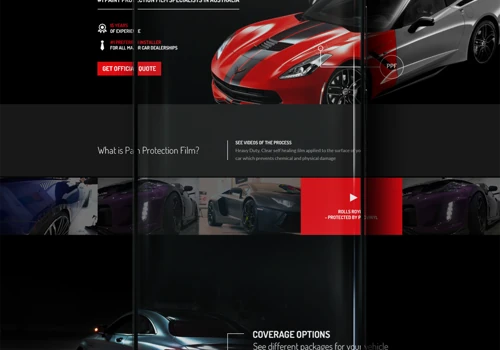 Landing page for PROvinyl Sydney