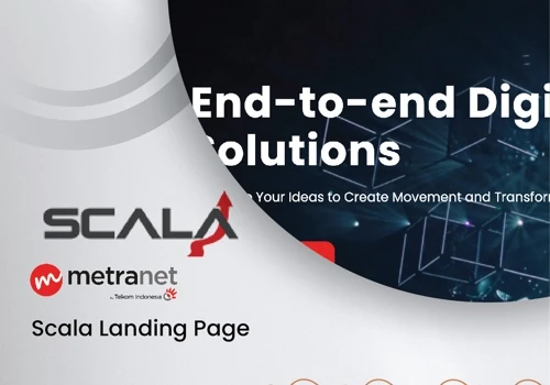 Brand Landing Page Scala Metra-net