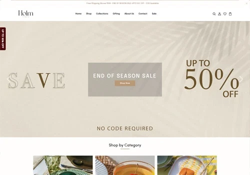 eCommerce Website on Shopify