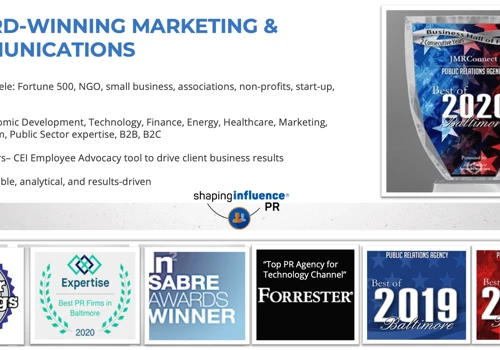 Award-winning PR