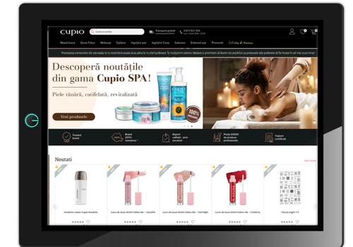 Seamless shopping experience for Cupio