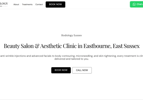 Bodiology Website design