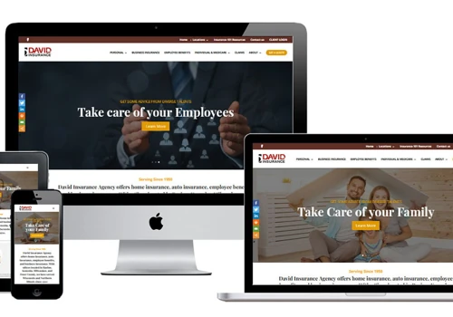 Website design for Insurance Company
