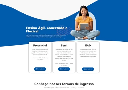 Criação de Site Universidade Doctum