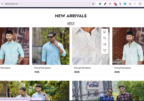 Dfabrics – A Seamless E-commerce Experience