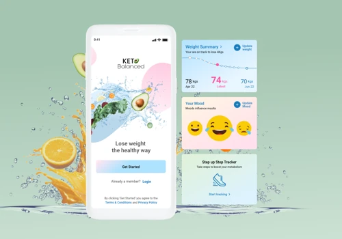 KetoBalanced Mobile App for iOS & Android