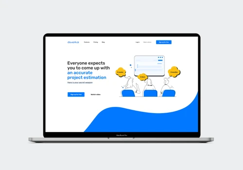 DoWork Landing Page Design