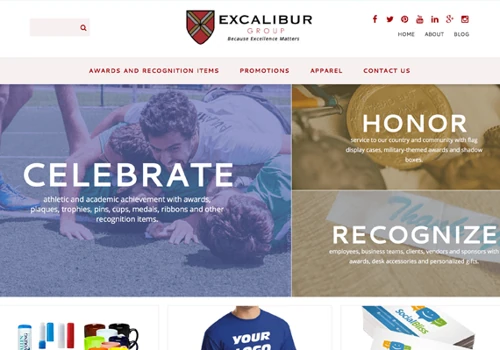 Excalibur Group WordPress Website