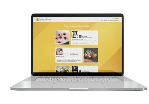 Web design, one of Canada's best MicroGreen grower