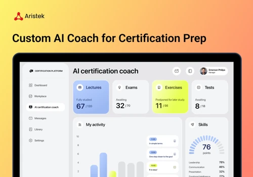 Custom AI coach for certification prep