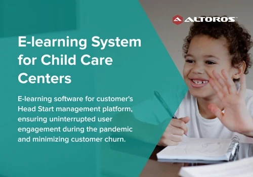 E-learning System for 1,600+ Child Care Centers