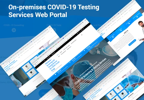 On-premises COVID-19 Testing Services Web Portal