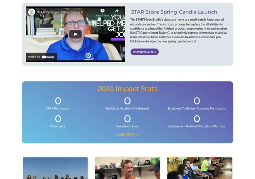 Homepage of STARability Foundation's Website