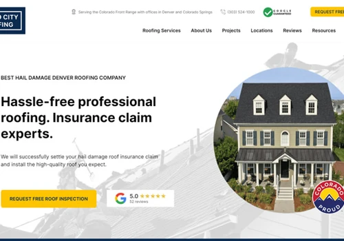 Design and development for leading roofing company