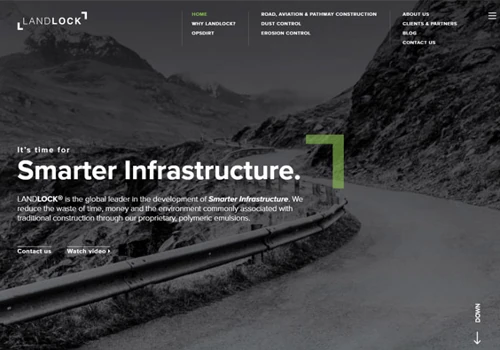 Website design for natural paving company