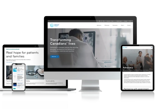Innovative Medicines Canada – New Website Design