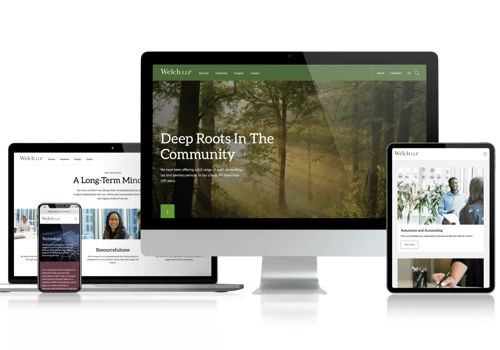 Welch LLP – New Website Design