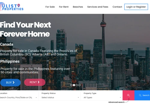 Ulist Property Real Estate Website
