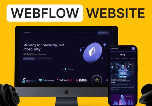 Webflow website design and development