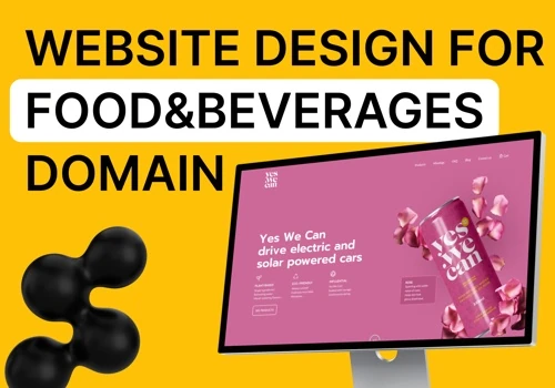 Website for Food and Beverages Industry