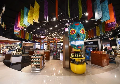 Cancun Airport- Duty Free Walkthrough store