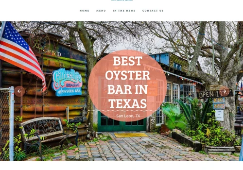 Website for Gilhooley's Oyster Bar and Grill