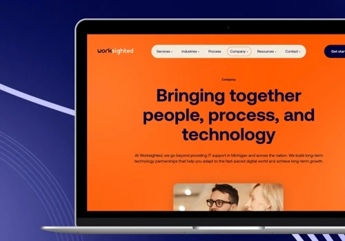 New branded website for Worksighted