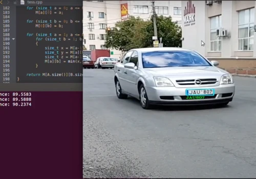 License plates recognition using pre trained CNN model