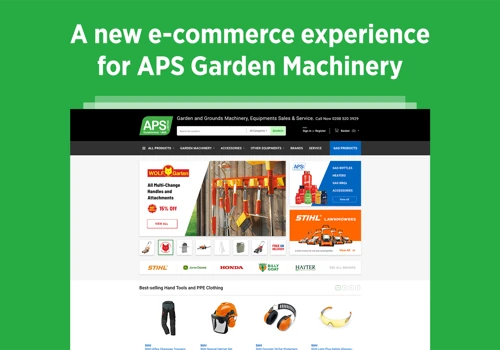 A new e-commerce experience for APS