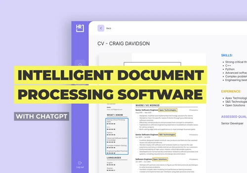 CV Processing AI Software