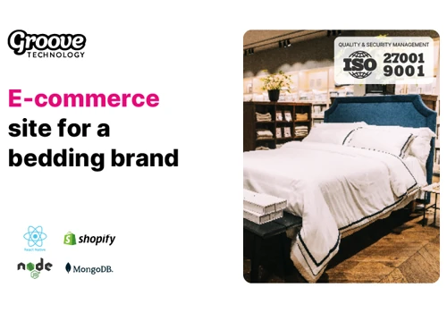 E-commerce Site For A Bedding Brand