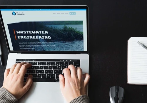 A single-page WordPress website