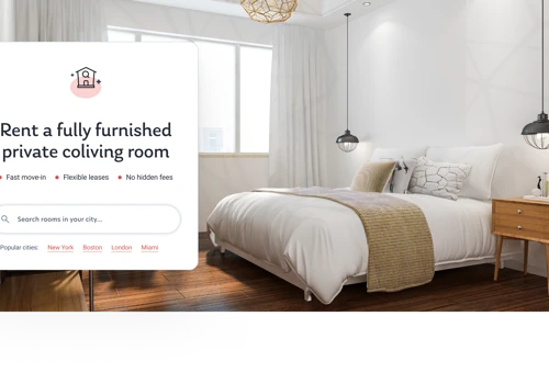 Furnished Rooms & Coliving Spaces in US, UK